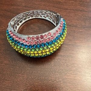 Beautiful Sassy Jones metal hinge cuffed bracelet